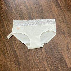 Gap love stretch cotton and lace hipster